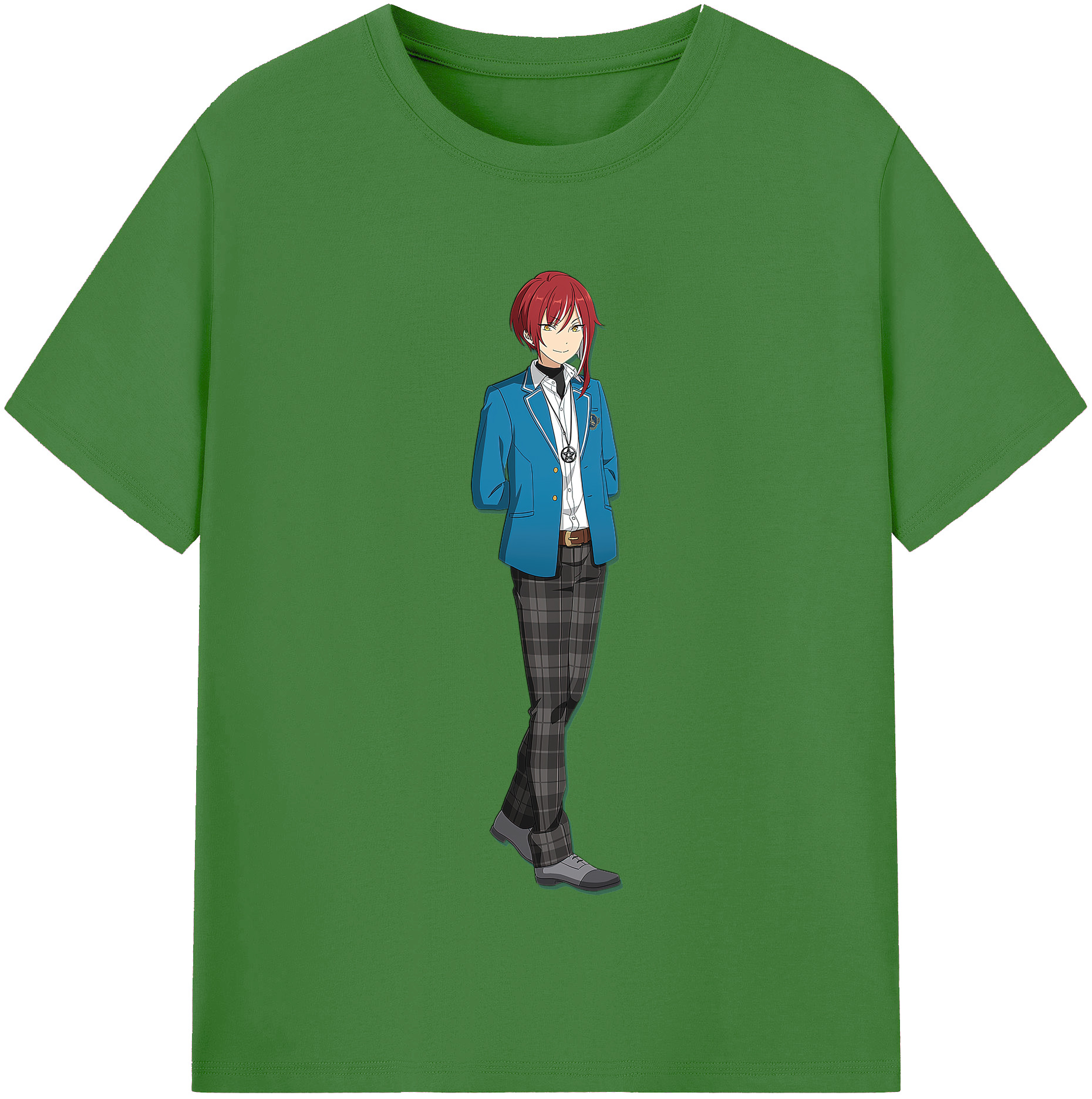 （画像用） あんさんぶるスターズ! Ensemble Stars レディースカジュアルプリントTシャツ（綿100％）